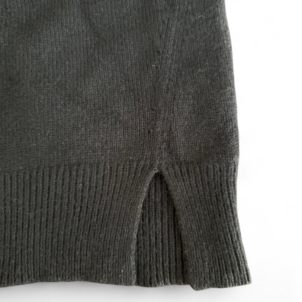 Madewell V-Neck Long Sleeve Knit Extra Small Black Boxy Sweater Women's Size XS - Picture 8 of 8